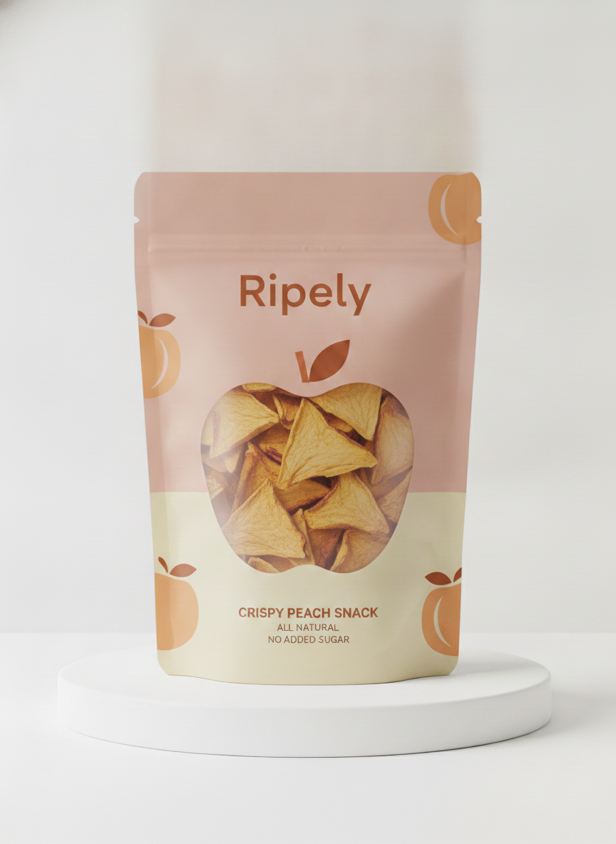 Ripely Crispy Peach Snack