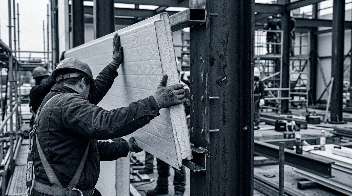 Sandwich Panel Erection