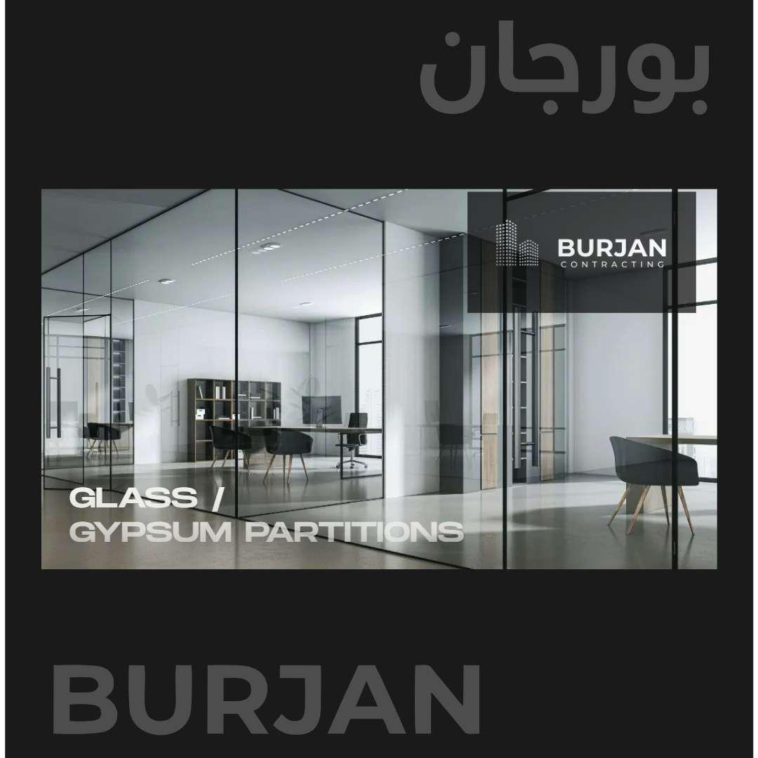 Glass and Gypsum Partitions